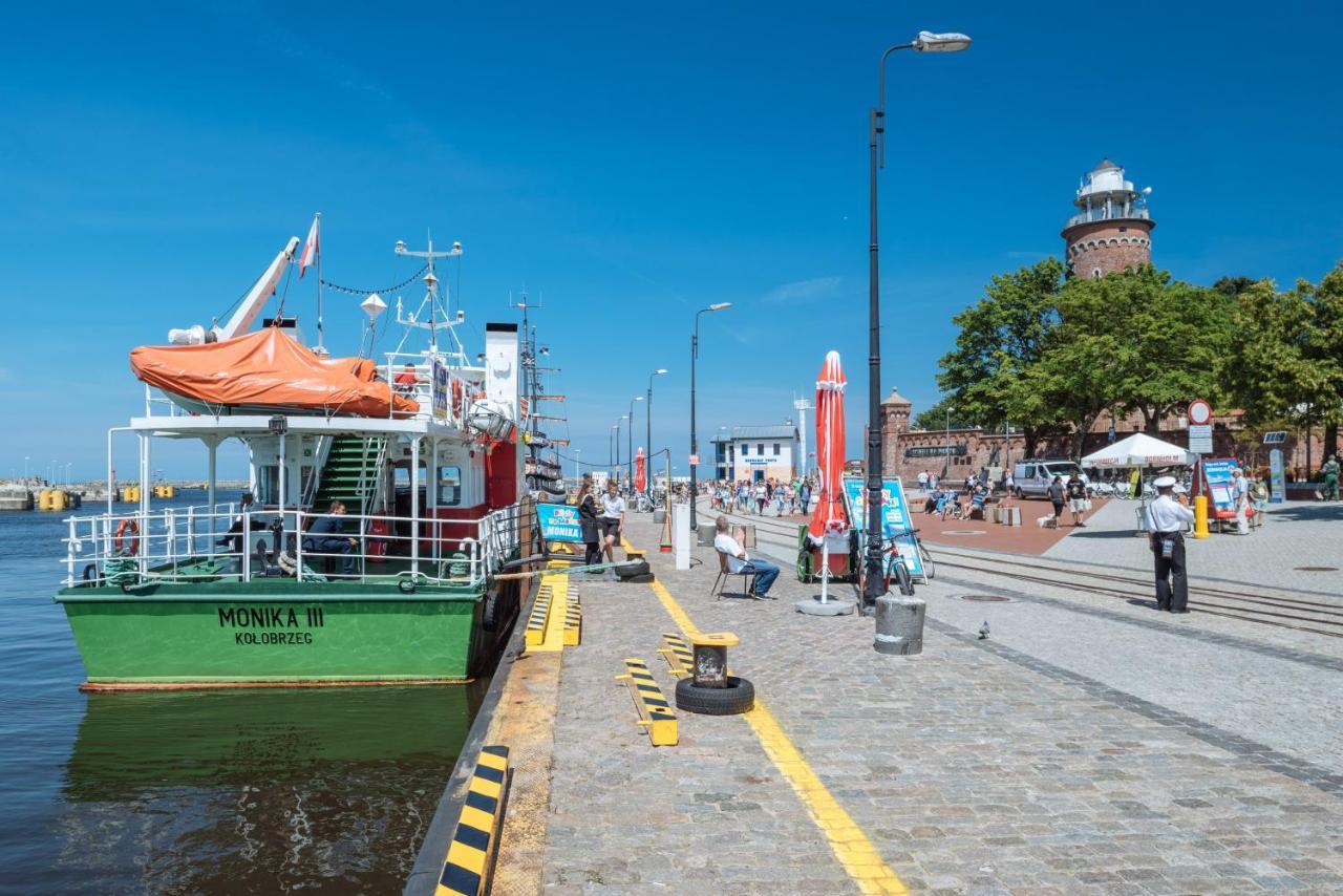 Apartamenty Navigator- Nadmorskie Tarasy Port Kołobrzeg Exteriör bild